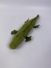 Krokodil Stofftier Kuscheltier 30cm Grün Plüschtier Spielzeug Tierfigur