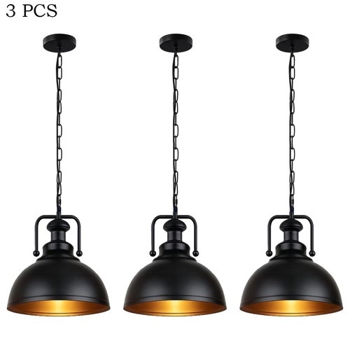 Pendelleuchte 3er set schwarz - 3er,
