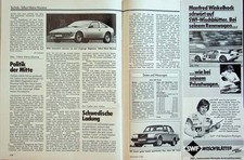 Sport Auto 11/1980 Talbot Matra Murena in einer ersten Vorstellung auf einer Sei