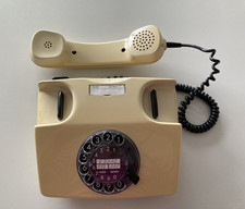 Kulttelefon FeTap 791-1 Beige mit Wählscheibe Retro Vintage Telefon Deko Post 