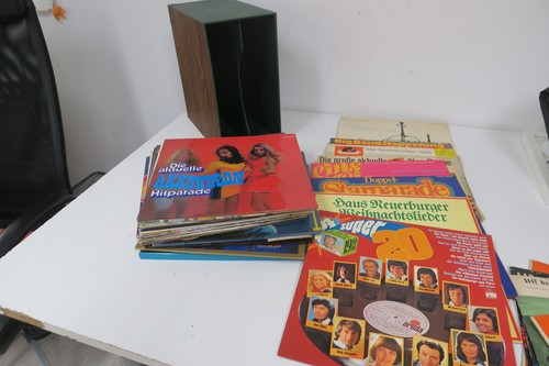 Schallplattenbox kunststoff - schallplattenbox,