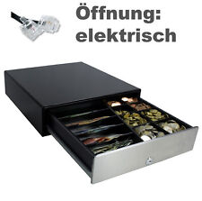 Kassenschublade öffnet