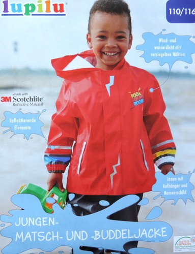 Jungen regenjacke matschjacke - jungen,