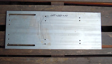 Alu-Platte 660x260x10 Aluminium