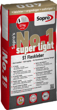 Sopro No. 1 S1 Flexkleber super light Fliesen Naturstein Kleber 25kg No Nr. 1