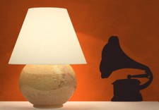 Wandtattoo Grammophon  Wandsticker Poster Wandaufkleber Wandbild Symbole Musik