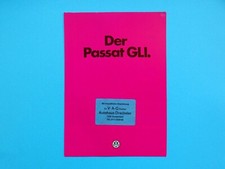 Prospekt / Katalog / Broschüre - VW Passat B1 - GLI - 08/79