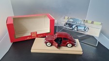 Rio 1/43 Volkswagen VW Maggiolino 1953 Oval Käfer rot in Plexi Box #8428