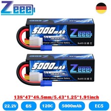 2x Zeee 22.2V 120C 5000mAh 6S