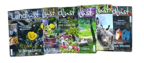 Zeitschrift landlust - 6x,