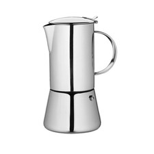 CILIO Espressokocher AIDA für 10 Tassen aus Edelstahl