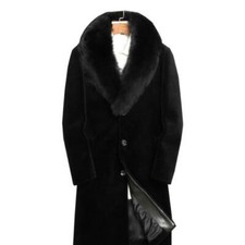 Winter Faux Nerz Kragen Trench
