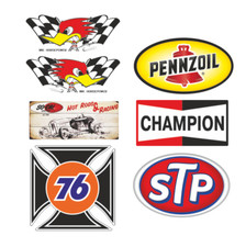 7er XXL Set Pennzoil Youngtimer Tuning Racing STICKER AUFKLEBER - USA 76 STP
