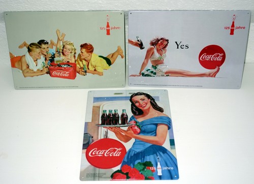Coca cola blechschilder - coca-cola,