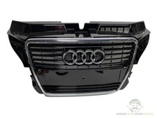 Original Kühlergrill Frontgrill schwarz-glänzend Audi A3 8P 8P0853651N T94 Neu