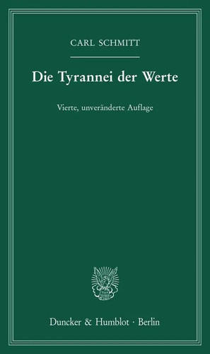 Die tyrannei der werte carl - der, |