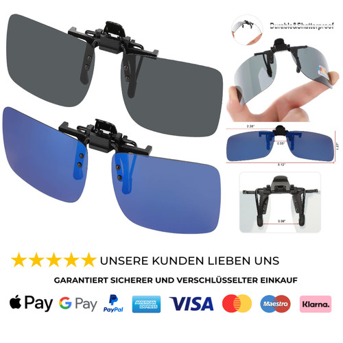Polarisierte sonnenbrille clip - sonnenbrille,