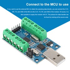 USB 10-Kanal 12-Bit AD Datenerfassungsmodul STM32 UART ADC Modul/