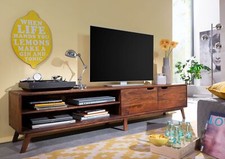 TV-Board Sheesham 220x40x48