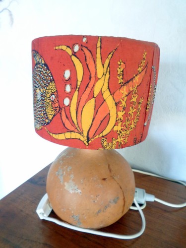 Tischlampe schirmlampe vintage - tischlampe,