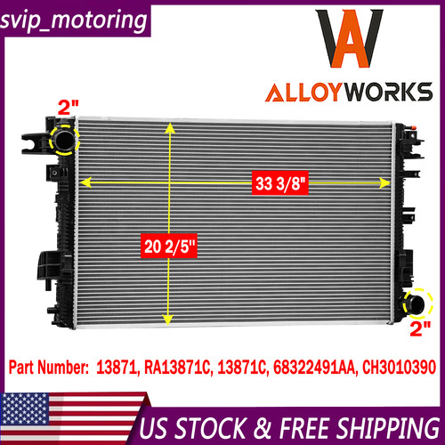 Aluminum core radiator for - aluminum,