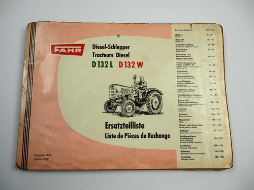 Fahr d132l d132w schlepper - d132l, &