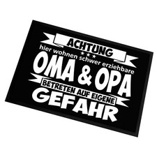 Fußmatte mit Spruch | Schwer