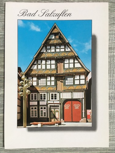 Bad salzuflen fachwerkhaus - ak,