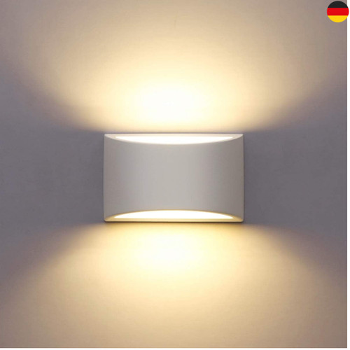 Led wandleuchte gips modern - led,