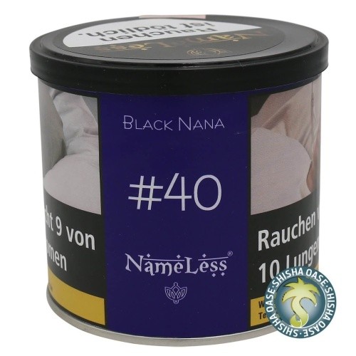 Nameless tabak black - #40,
