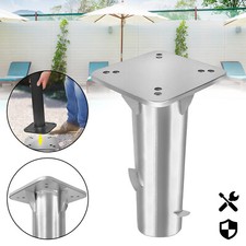 16x16cm Universal Bodenhülse Bodenplatte Sonnenschirm Schirmständer Gartenschirm