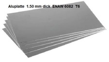 2 Stck. Alublech Aluminiumblech  1.50 mm  ENAW 6082 T6