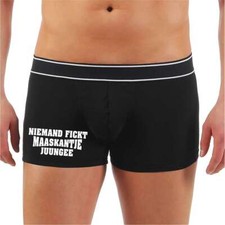Männer Boxershort mit Spruch MAASKANTJE Jungs junge kids kidz holland shorts 