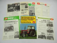 Fritzmeier M FK Kabine für IHC 324 bis 1246 Schlepper 4x Prospekt 3x Anschreiben