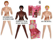 Aufblasbare aufblasbare weibliche Puppe - Valentinstag Junggesellinnenabschied frech schwarz Erwachsene