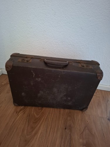 Vintage vulkanfiber koffer - vintage,