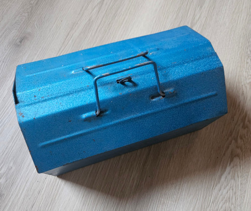Ddr werkzeugkiste metall nva - werkzeugkiste,