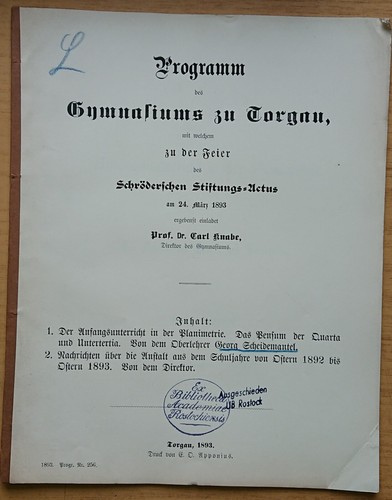 Jahresbericht gymnasium torgau - gymnasium,