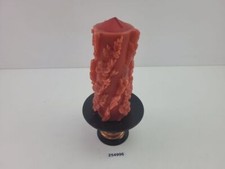 Relief Kerze Blumenmuster Metallkerzenhalter Messing Schwarz Eisen Deko #254996