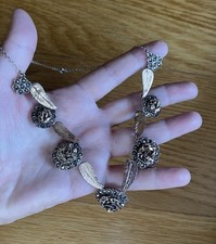 Silber (geprüft) Halskette