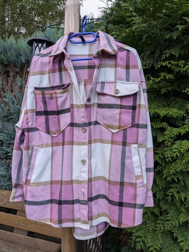 Jacke rosa kariert damen - rosa,