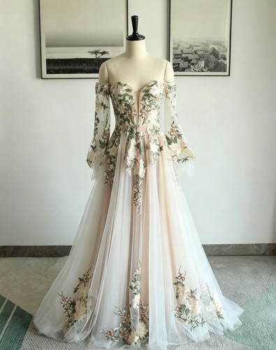 Garten hochzeit brautkleid - garten,