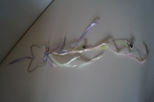 Fensteranhänger - Schmetterling - ca. 50 cm lang - weiß