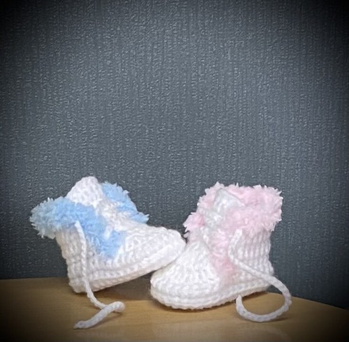 Häkel babyschuhe handarbeit - häkel,