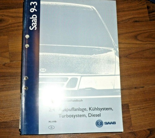Saab werkstatthandbuch 3 - werkstatthandbuch, 9-3