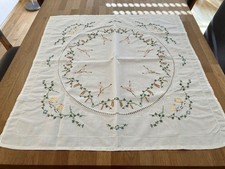 Ostern tischdecke handgestickt - ostern,