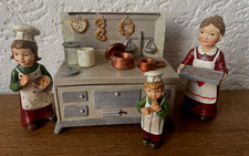 Weihnacht Nostalgie Figuren Kinder Winterkinder Räucher Ofen Plätzchen backen