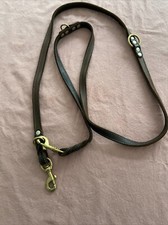 Hundeleine,ca.2,10 m lang,2 cm breit, braun,Leder, Hund