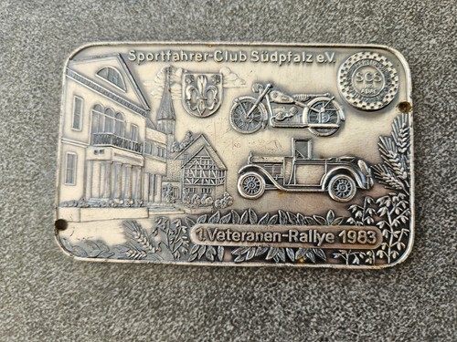 Plakette veteranen rallye - plakette,