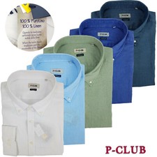 Herren Hemd 100% reines Leinen